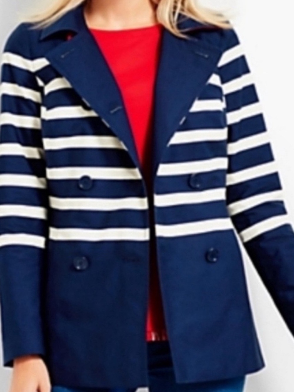 Talbots Breton Nautical Striped
Jacket
Size medium